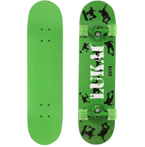 Скейтборд дерев'яний Lukai Зелений 3108 F Green-2 фото