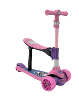 Самокат триколісний 4 в 1 "Scooter" Рожевий XKG-003Z-Pink фото