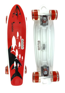 Скейт Пенні борд Best Board PU Червоний M350-1 фото