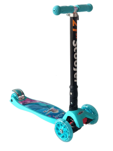 Самокат триколісний Scooter "Disney Frozen" Блакитний 03MZ фото