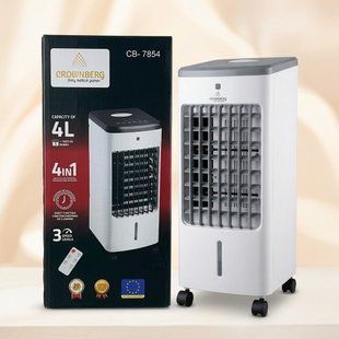 Мобільний охолоджувач-кліматизатор Crownberg CB-7854 (4L, 4-in-1) HOLOD7854 фото