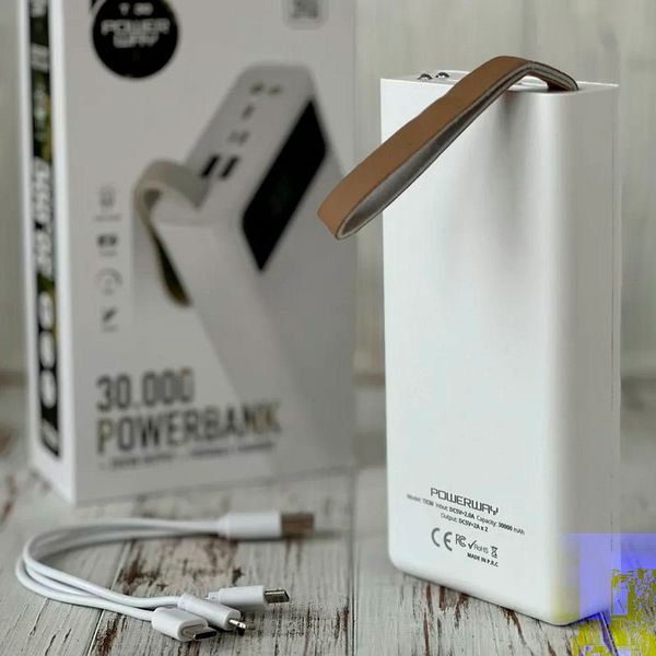 Power Way TX30 30000 mAh з потрійним кабелем і ліхтариком TX30 фото