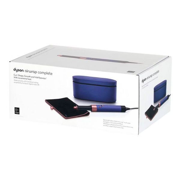 Стайлер Dyson HS05 Airwrap Complete Long Vinca Blue/Rose (Limited Edition) &ndash; 6 насадок, футляр + подарок hs05VincaBlueRosegift фото