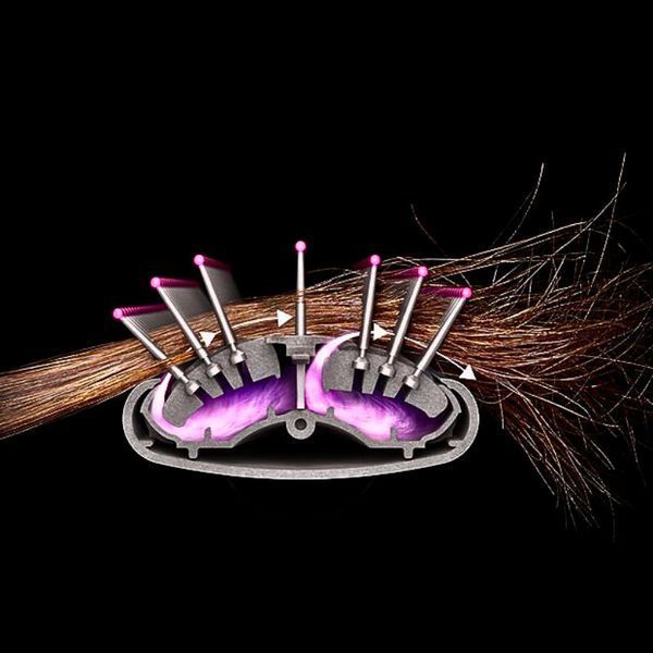 Стайлер Dyson HS01 Airwrap Complete Nickel/Fuchsia с 8 насадками &ndash; для коротких волос hs01NickelFuchsia фото