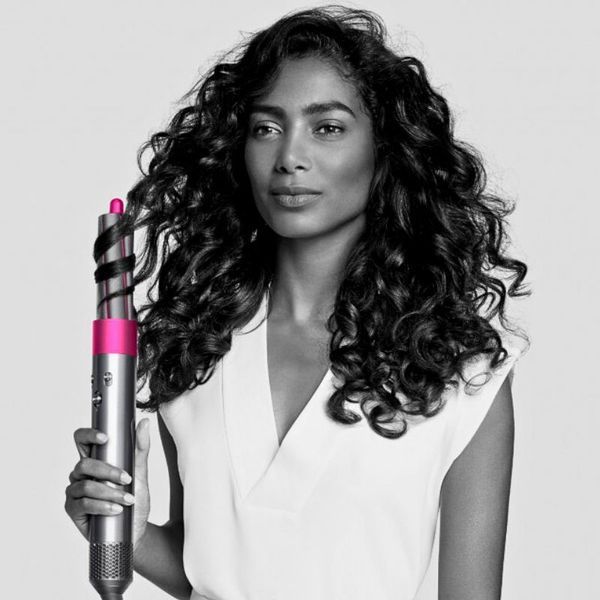Стайлер Dyson HS01 Airwrap Complete Nickel/Fuchsia с 8 насадками &ndash; для коротких волос hs01NickelFuchsia фото