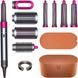 Стайлер Dyson HS01 Airwrap Complete Nickel/Fuchsia с 8 насадками &ndash; для коротких волос hs01NickelFuchsia фото 1