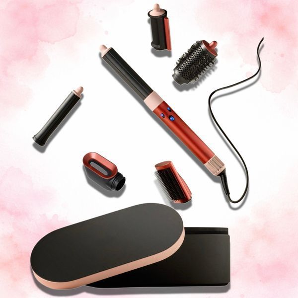 Стайлер для прямого та хвилястого волосся Dyson Airwrap (Strawberry Bronze/Blush Pink) DY-AW-STBP фото