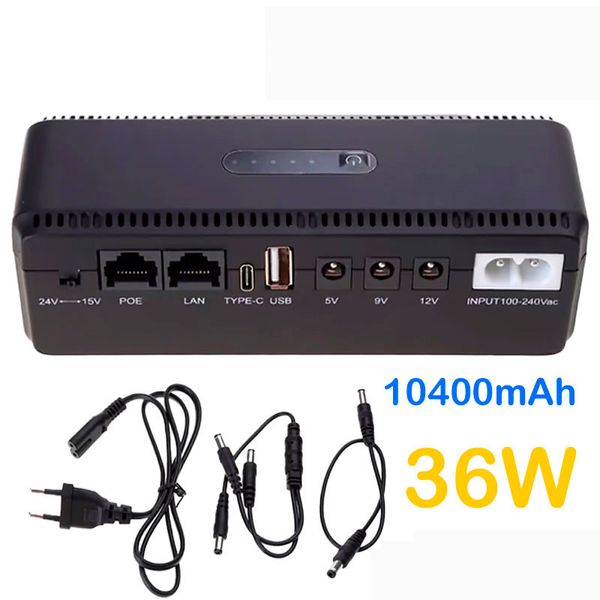 UPS 10400mAh 36W для WI-FI роутерів - YEPO Smart DC-UPS upsnew36w фото