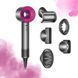 Фен стайлер Dyson 5 в 1 (Iron/Fuchsia) для швидкої сушкі та укладки, Сірий/Фуксія  magicfuchsia фото 1