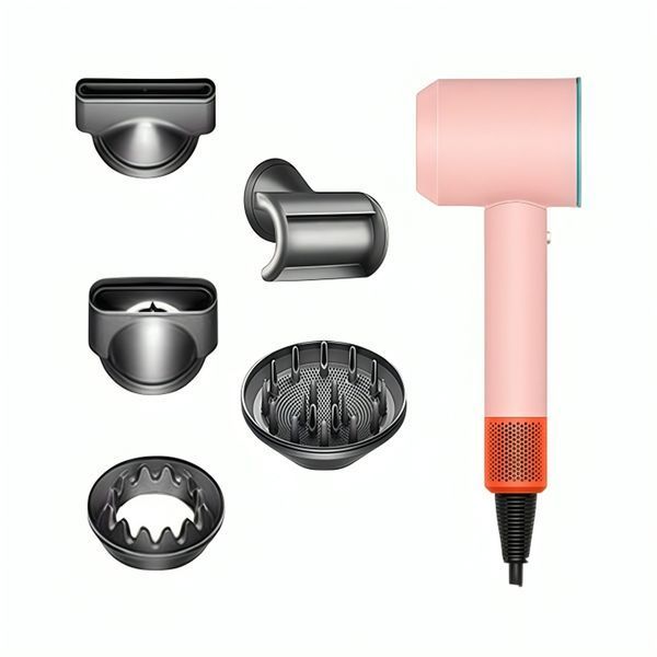 Фен стайлер Dyson 5 в 1 (Pink/Blue) ідеальний помічник для дбайливої укладки, Рожевий/Голубий pinkblue фото